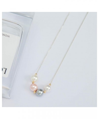 IPINK-Birthday Gifts Women Pearl Necklace, Gift for 30 40 50 60 70 80 Year Old Woman Birthday, Womens Birthday Gifts Ideas, B...