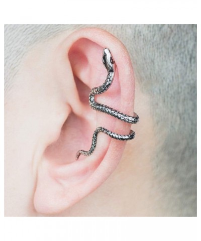 Snake Cuff Earrings for Women Men Unisex Adjustable Vintage Fashion Edgy Goth Gothic Snake Earrings Non Pierced Ear Cuff Clip...