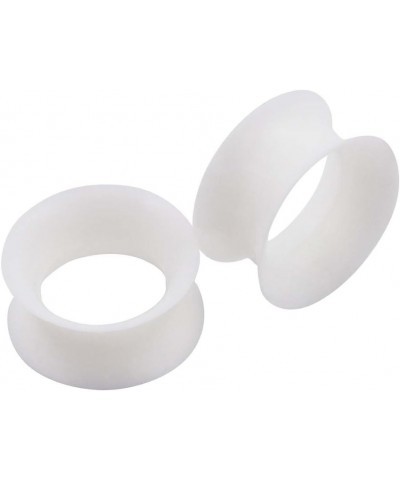 2pcs Soft Silicone Tunnels with Colorful Spots Piercing Jewelry Earrings Gauges 2g-1 inch Luminous $3.77 Body Jewelry