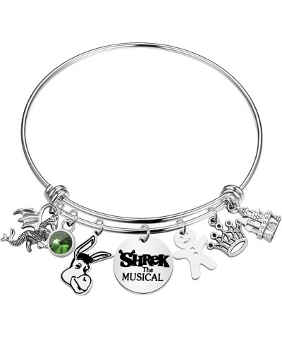 Cartoon Movie Inspired Bracelet Monster Musical Theatre Gift Green Monster Fans Gift S Bracelet $11.54 Bracelets