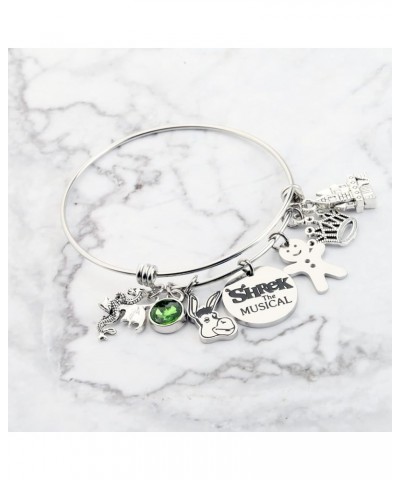 Cartoon Movie Inspired Bracelet Monster Musical Theatre Gift Green Monster Fans Gift S Bracelet $11.54 Bracelets