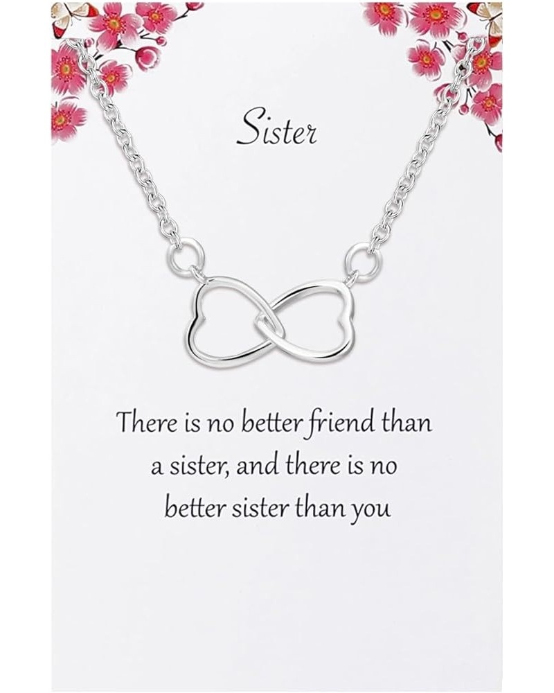 Sisters Gifts from Sister Gifts for Sister Interlocking Circle Pendant Soul Sister Necklace for 2 Birthday Gifts for Sister s...