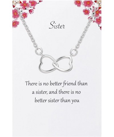 Sisters Gifts from Sister Gifts for Sister Interlocking Circle Pendant Soul Sister Necklace for 2 Birthday Gifts for Sister s...