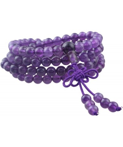 108 Stone Wrist Mala Bracelet,Necklace,Tibetan Buddhist Prayer Beads a amethyst stone $17.27 Bracelets