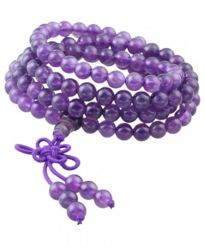 108 Stone Wrist Mala Bracelet,Necklace,Tibetan Buddhist Prayer Beads a amethyst stone $17.27 Bracelets