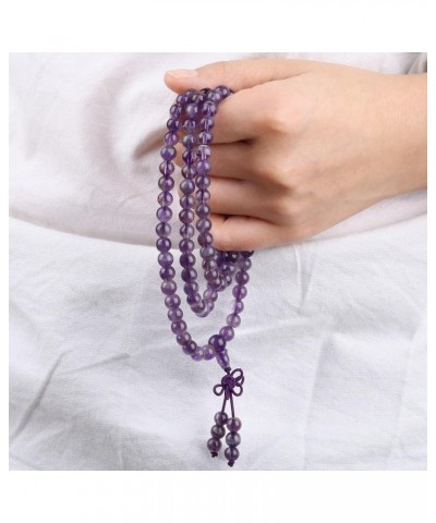 108 Stone Wrist Mala Bracelet,Necklace,Tibetan Buddhist Prayer Beads a amethyst stone $17.27 Bracelets