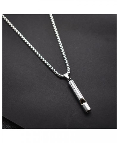 Men's punk wind plane scooter Dinosaur eye necklace hipster sweater chain Whistle blows chain length-60cm $13.84 Necklaces