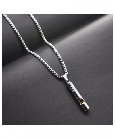 Men's punk wind plane scooter Dinosaur eye necklace hipster sweater chain Whistle blows chain length-60cm $13.84 Necklaces