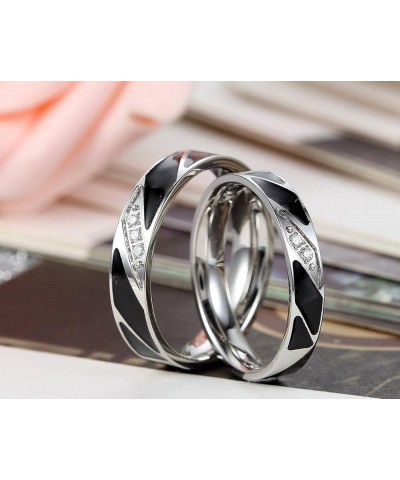 Amazing Titanium Stainless Steel We Love Each Other Wedding Band Set Anniversary/Engagement/Promise/Couple Ring Best Gift! he...