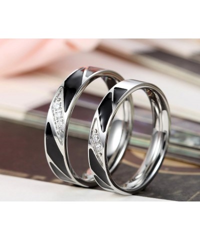 Amazing Titanium Stainless Steel We Love Each Other Wedding Band Set Anniversary/Engagement/Promise/Couple Ring Best Gift! he...