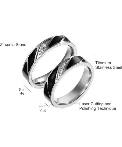 Amazing Titanium Stainless Steel We Love Each Other Wedding Band Set Anniversary/Engagement/Promise/Couple Ring Best Gift! he...