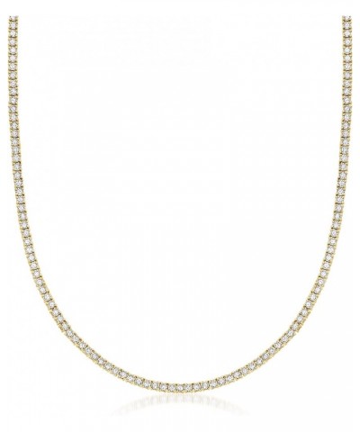 2.00 ct. t.w. Diamond Tennis Necklace in 18kt Gold Over Sterling 16.0 Inches $444.00 Necklaces