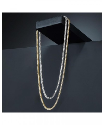 2.00 ct. t.w. Diamond Tennis Necklace in 18kt Gold Over Sterling 16.0 Inches $444.00 Necklaces