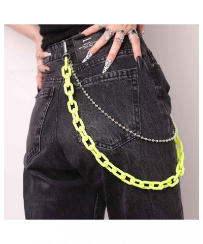 Hip Hop Jeans Pants Chain Punk Goth Layered for Men Link Wallet Chain for Women Hipster Chunky Thick Wallet Pocket Keychains ...