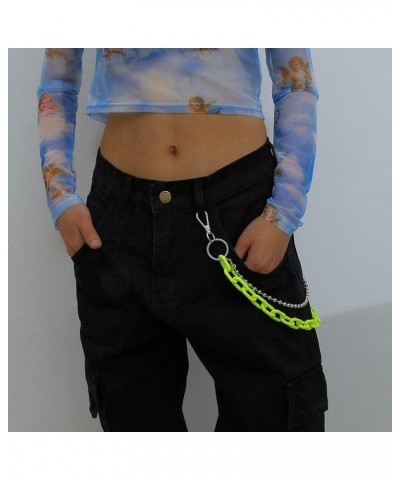 Hip Hop Jeans Pants Chain Punk Goth Layered for Men Link Wallet Chain for Women Hipster Chunky Thick Wallet Pocket Keychains ...