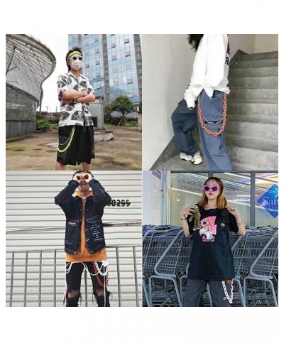 Hip Hop Jeans Pants Chain Punk Goth Layered for Men Link Wallet Chain for Women Hipster Chunky Thick Wallet Pocket Keychains ...