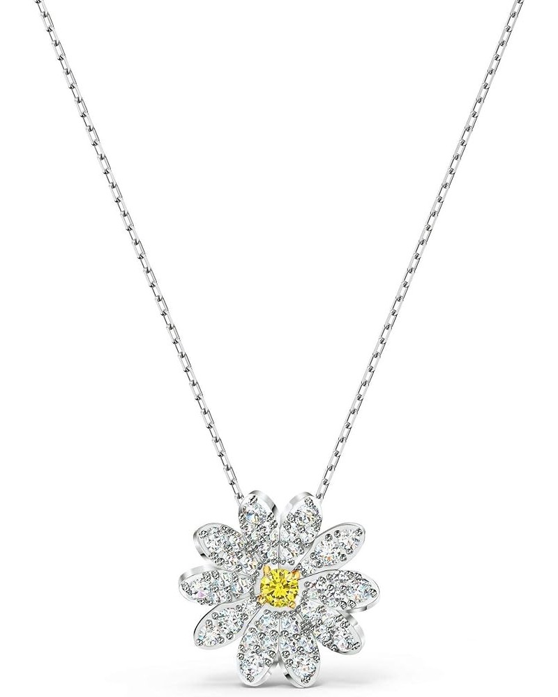 Eternal Flower Pendant Necklace One Size Cz White $45.12 Necklaces