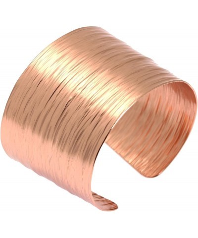 Copper Bark Cuff Bracelet Handmade Jewelry - 100% Uncoated Solid Copper 8.0 Inches $35.70 Bracelets