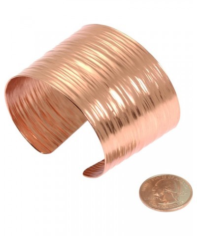 Copper Bark Cuff Bracelet Handmade Jewelry - 100% Uncoated Solid Copper 8.0 Inches $35.70 Bracelets