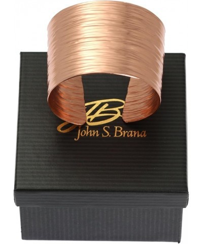 Copper Bark Cuff Bracelet Handmade Jewelry - 100% Uncoated Solid Copper 8.0 Inches $35.70 Bracelets