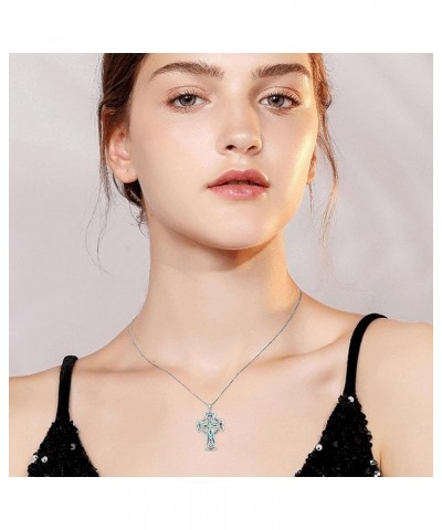 Cross Necklace for Women Cross Pendant Necklace Cross Jewelry Anniversary Christmas Gifts for Wife Mom Cross $15.04 Necklaces