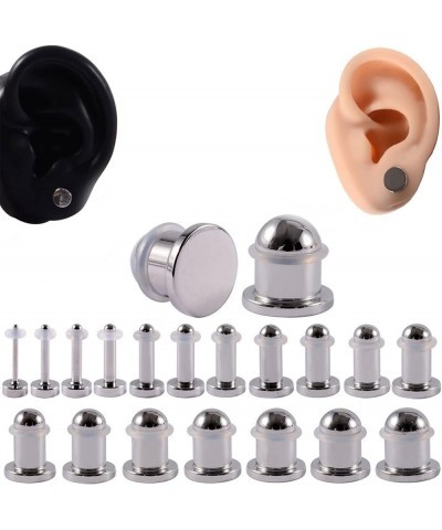 Stainless Steel Tunnels for Ears, Plugs Gauges Elegant Solid Cylinder Ear Cool Jewelry for Womens Mens Punk Gift 12G(2mm) $7....