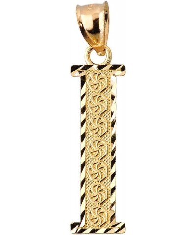 Personalized 14k Yellow Gold Initial Letters A-Z Charm Pendant 0.7 Inches I $134.39 Pendants