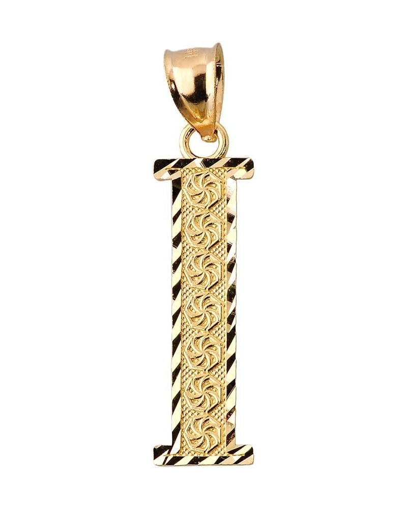 Personalized 14k Yellow Gold Initial Letters A-Z Charm Pendant 0.7 Inches I $134.39 Pendants