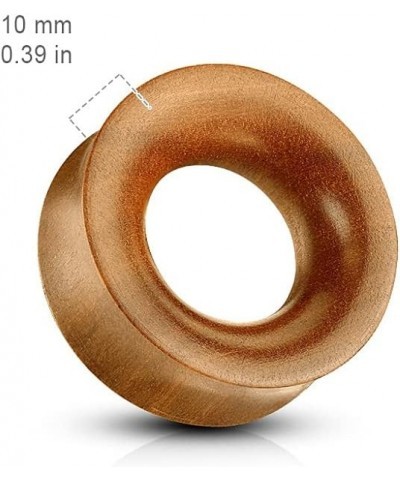 Concave Hollow Saddle Fit Organic Saba Wood Tunnel Plugs, Sold as a Pair 25mm (1") $9.33 Body Jewelry