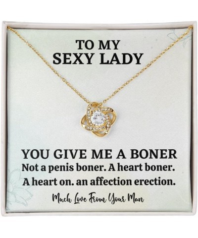 to My Sexy Lady You Give Me A Boner A Heart on. an Affection Erection Valentine Day, Wedding Anniversary Holiday Gifts for So...