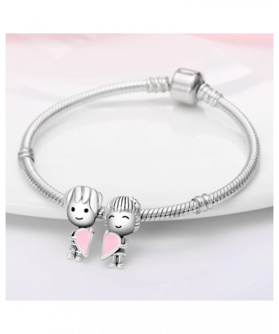 Bead Charms fit Pandora Bracelet, 925 Sterling Silver Pendant Charm with 5A Cubic Zirconia for Necklace and Bracelet Birthday...