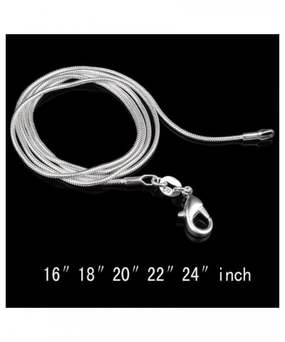 Women Fashion Snake Bone Necklace Copper Plated Silver Jewellery Birthday Creative Gift 16inch $3.70 Necklaces