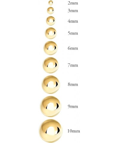 Premium 14K Yellow Gold Filled Ball Stud Earrings with 5mm Backings, 2mm - 10mm 3mm $9.23 Earrings