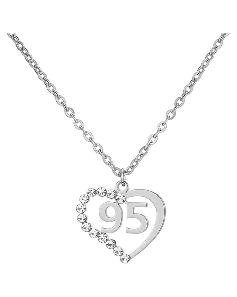 Stainless Steel Birth Year Number 10 to 99 Necklace Birthday Gift Anniversary Jewelry for Women 95 $13.03 Necklaces