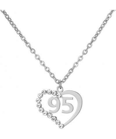 Stainless Steel Birth Year Number 10 to 99 Necklace Birthday Gift Anniversary Jewelry for Women 95 $13.03 Necklaces