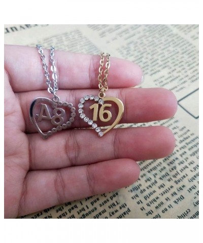 Stainless Steel Birth Year Number 10 to 99 Necklace Birthday Gift Anniversary Jewelry for Women 95 $13.03 Necklaces