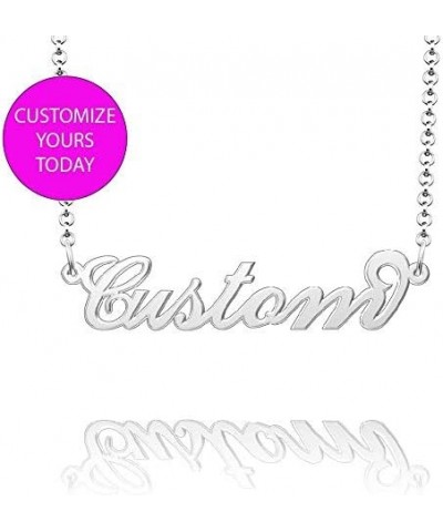 Estelle Custom Necklace Personalized Gift for Women Handmade Chain Pendant 10k Rose Gold Plated $14.49 Necklaces