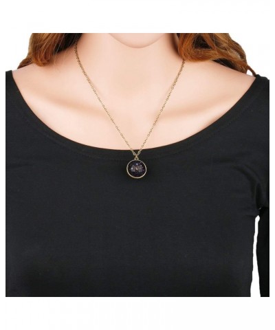 Luminous Double Sided Retro Cosmic Solar System Pendant Glass Ball Necklace $6.95 Necklaces