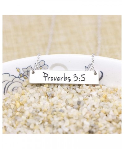 Christian Bar ???????? Bible Verse Faith Jewelry Baptism Birthday ???? ??? ????? Girls Sister Silver Ester 4:14 $7.93 Necklaces