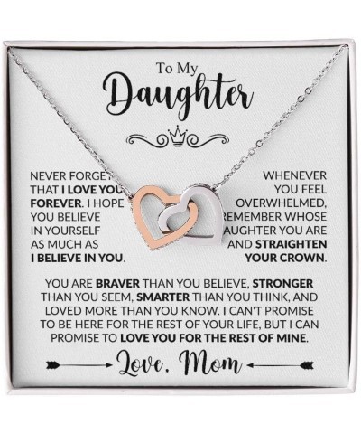 Daughter Gifts From Mom, To My Daughter Necklace, Mother Daughter Necklace, Graduation Gifts For Daughter, Christmas Birthday...