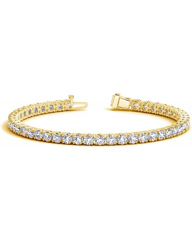 14K White Gold Diamond Tennis Bracelet 4 Prong Value Plus Collection Yellow Gold 7.0 carats $649.10 Bracelets