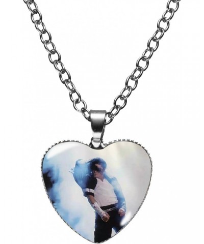 925 Sterling Silver Plated Dancing King"Michael Jackson" Charm Pendant Necklace $7.25 Necklaces