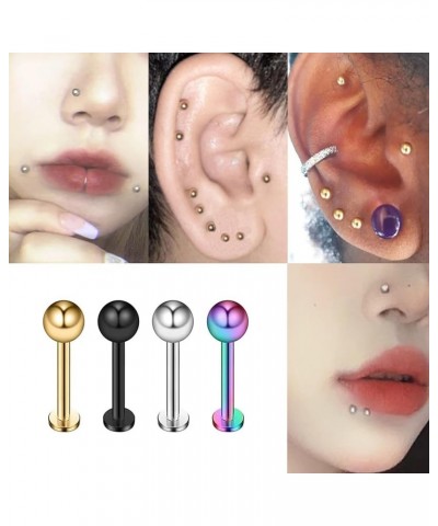 Lip Rings for Women Lip Piercing Jewelry 16G Nose Rings Hoops Nose Ring Surgical Steel Nose Piercing jewelry for Women Men Li...