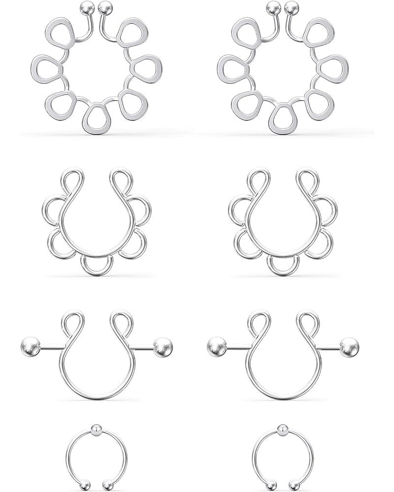 Fake Nipple Piercing, Fake Nipple Rings, Fake Nipple Ring, Nipple Rings Non Piercing, Fake Nipple Piercings, Faux Nipple Pier...