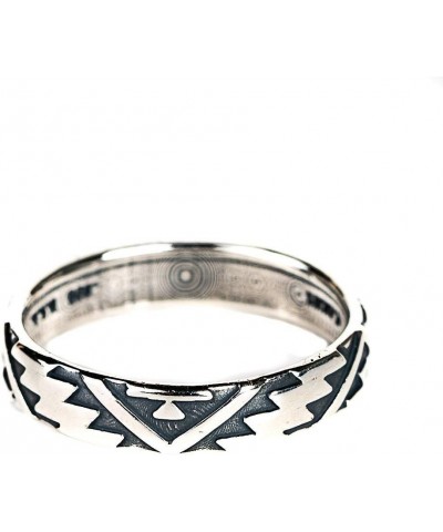 TSkies SkyWeaver: Sterling Silver Southwestern Band Ring $18.00 Rings