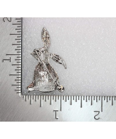 Gorgeous Rhinestone Crystal Bunny Rabbit Pin Brooch for Easter AB $12.32 Brooches & Pins