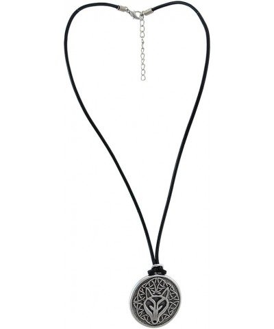 Deva Designs Celtic Wisdom Wolf Pewter Pendant 16 in. Cord Necklace $9.66 Necklaces