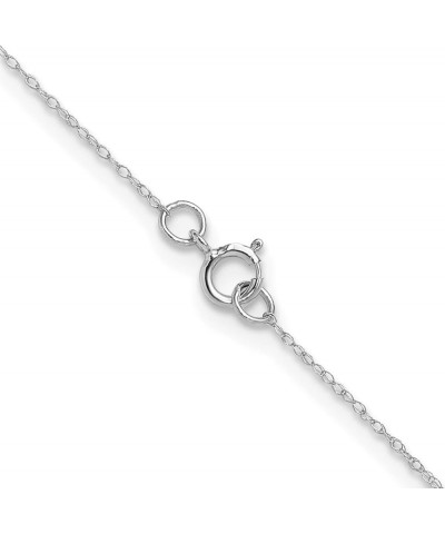 14k Gold .4 mm Carded Cable Rope Chain Necklace for Women 13" to 24 22.0 Inches White Gold $44.65 Necklaces