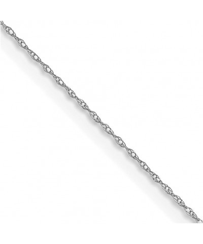 14k Gold .4 mm Carded Cable Rope Chain Necklace for Women 13" to 24 22.0 Inches White Gold $44.65 Necklaces