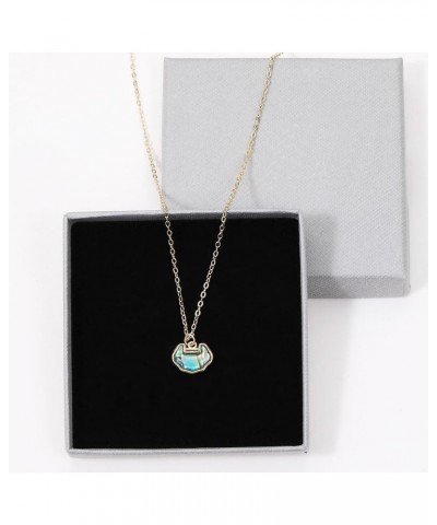 Chinese Wealth Lucky Gourd Longevity Lock Pendant Necklace for Women Good Wishes Happy New Year Gift Fashion $10.63 Necklaces